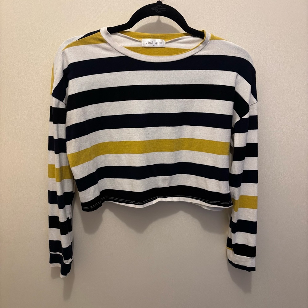 Striped crop top from Vestique in great condition